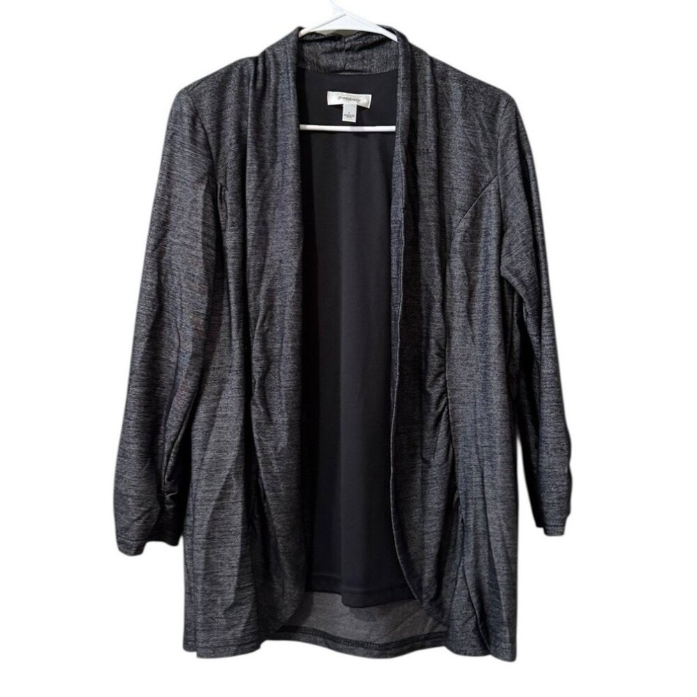 Dressbarn Open Front Cardigan Women Size Large Stretch Office Career Lightweight